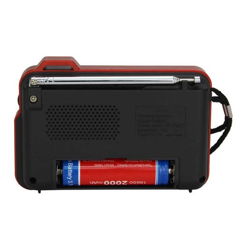 Radio Speaker Light Emitting Diode Display FM Radio Rechargeable FM Radio