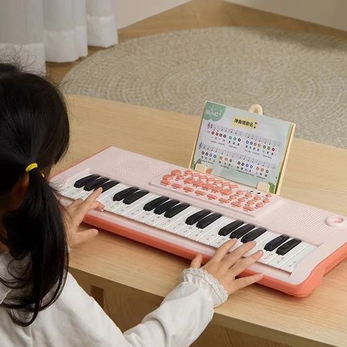 Children's multifunctional electronic piano with microphone home beginner introductory piano musical instrument toys baby music