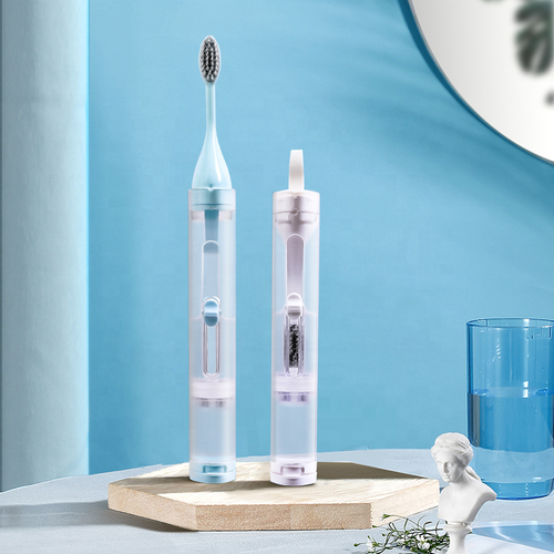 Travel toothbrush toothpaste all-in-one carry-on compact portable office folding toothbrush set