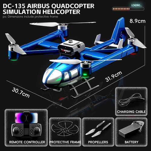 Simulation remote control helicopter brushless quadcopter HD aerial photography toy drone