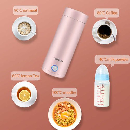 Intelligent thermostatic cup small portable electric heating water cup heat preservation all-in-one water kettle