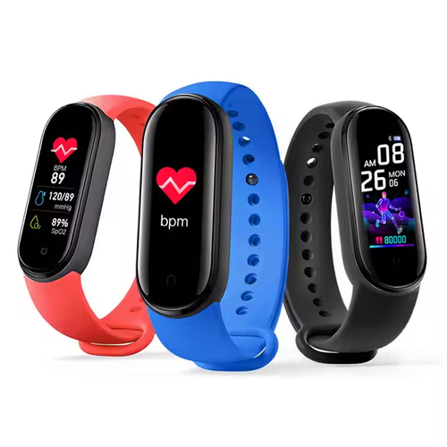Heart rate health monitor fitness tracker smart bracelet waterproof smartwatch electronic bracelet