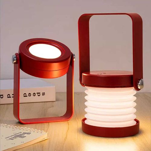 Portable Rechargeable Cordless Table Lamp Hangable Touch Control Night Table Lamps