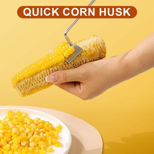 Kitchen corn cob stripper planer tool