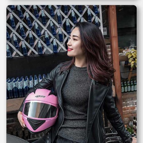 Stylish HD anti-fog full face motorbike helmet and dual mirror design motorbike helmet