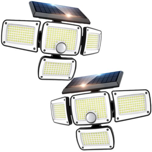Outdoor LED Lights Solar Wall Light Solar Split Garden Lights Four Heads One Solar Induction Lights
