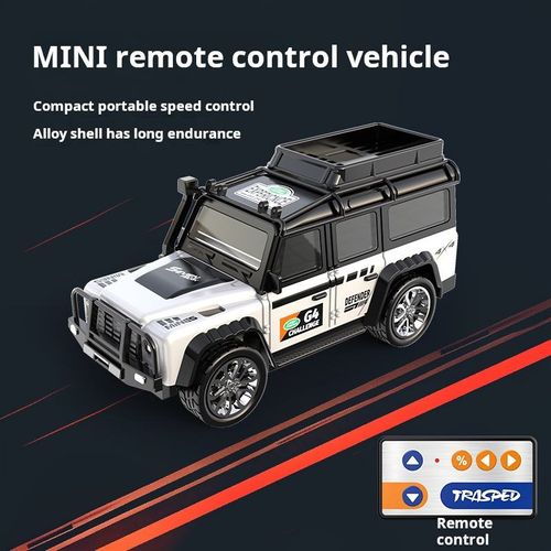 Simulation zinc alloy 2.4g scale aluminum SUV off-road 5CH remote control mini RC car 1 64 children Christmas gift