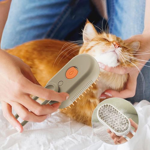 Water Steam Brush Pet Comb 3 in 1 Electric Spray Hair Brush for Cats and Dogs Massage Comb Bath Cat Grooming Shedding Comb