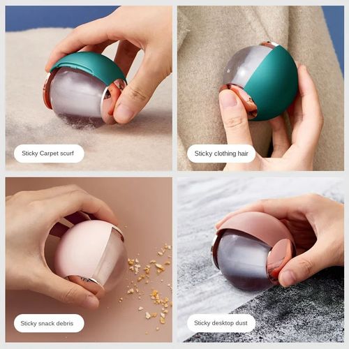 Portable Sticky Hair Roller Washable Hair Roller Reusable Roller Brush Sticker Clothes Hair Removal Brush