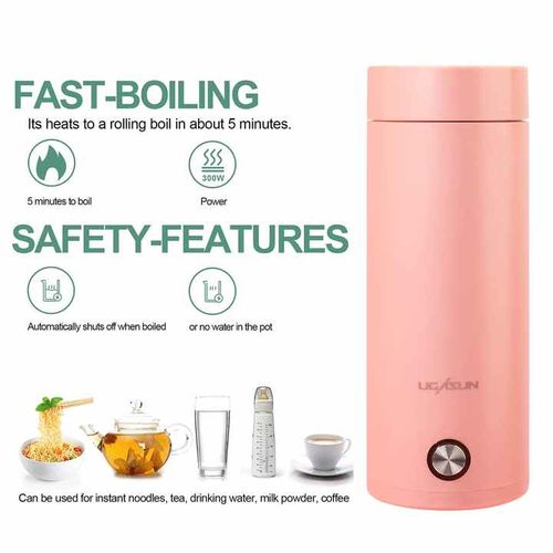 Intelligent thermostatic cup small portable electric heating water cup heat preservation all-in-one water kettle