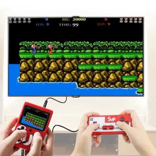 Intelligent single two-player handheld game console portable classic game player support TV connection
