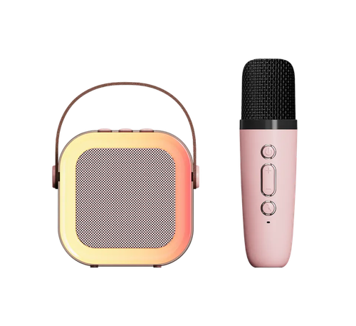 Home Outdoor Portable Rechargeable Waterproof Wireless Karaoke Speaker with Microphone