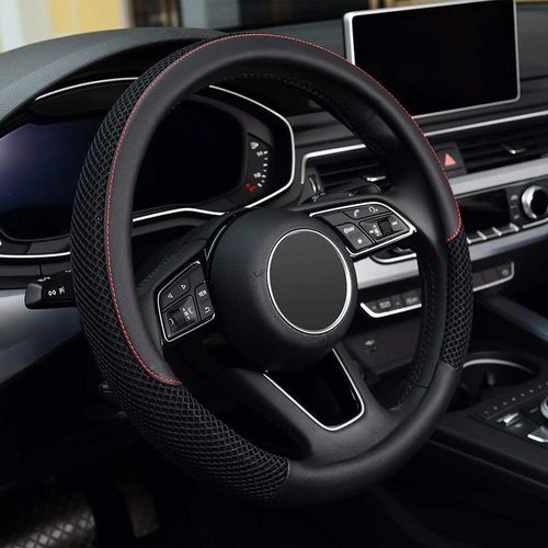 Luxury Breathable Designer Steering Wheel Cover Without Inner Ring Steering Wheel Cover Universal Car Steering Wheel Cover Sport