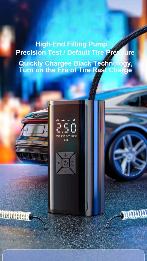 Car inflatable pump car portable intelligent wireless digital display pump multifunctional tire emergency air pump