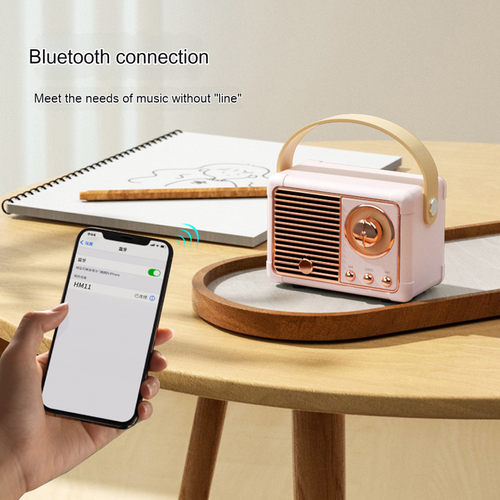 Latest Unique Design Travel Portable Mini Wireless Retro Music Player