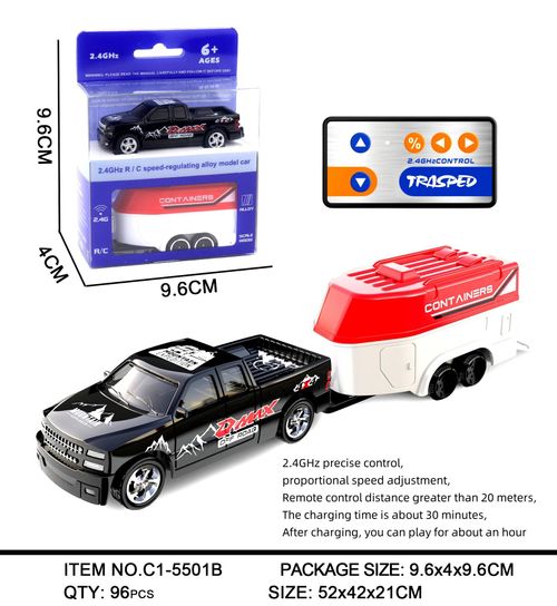 Simulation zinc alloy 2.4g scale aluminum SUV off-road 5CH remote control mini RC car 1 64 children Christmas gift