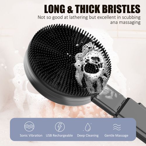 Shower Brush Home Use Electric Vibration Body Brush Face Brush
