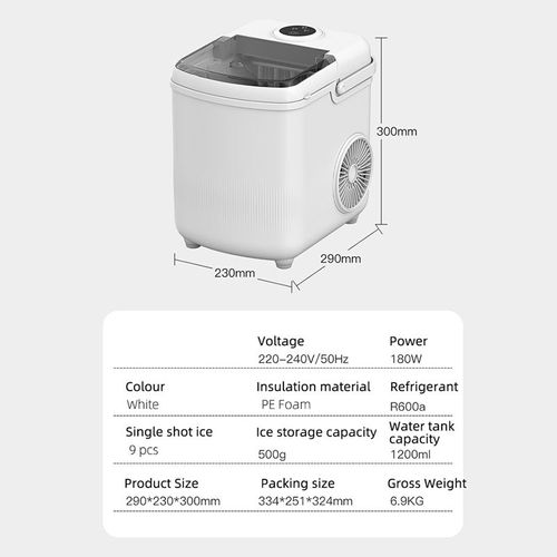 Ice machine commercial 15kg home mini automatic round ice machine