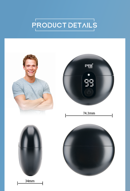 Wet & Dry Rotary Razor Waterproof Portable Travel Razor Men's Rechargeable Razor