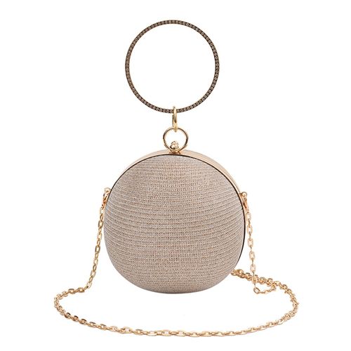 Personalized design spherical bag fashion handbag small round bag tide light luxury single shoulder crossbody Chain bag