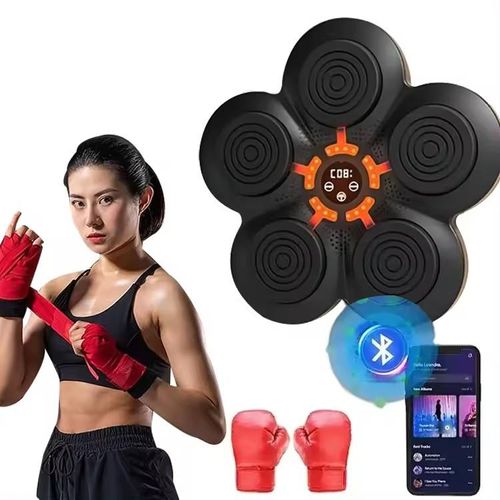 Intelligent music boxing target music boxing machine trainer home children boxing target sparring decompression flower Petal Boxing Target