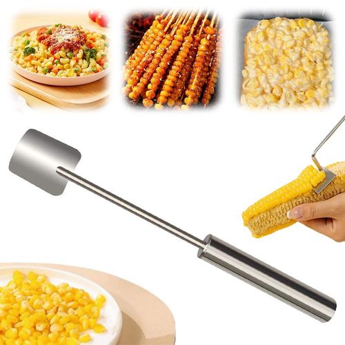 Kitchen corn cob stripper planer tool