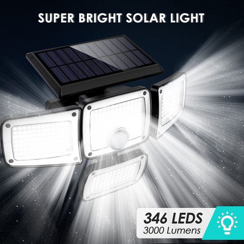 Outdoor LED Lights Solar Wall Light Solar Split Garden Lights Four Heads One Solar Induction Lights