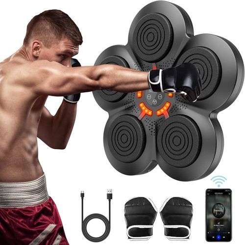 Intelligent music boxing target music boxing machine trainer home children boxing target sparring decompression flower Petal Boxing Target