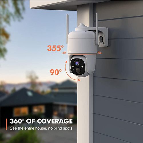 Outdoor solar surveillance camera 3 million dome full color night vision HD home wireless remote Wireless Remote Monitor