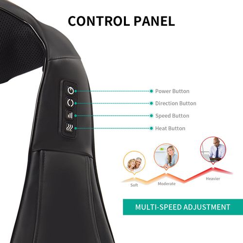 Massage shawl cervical spine massage instrument constant temperature heating massage pounding multi-function body massage