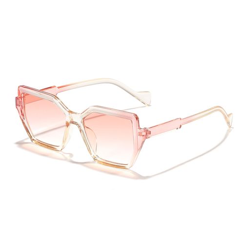 New irregular gradient frame outdoor sun shades personalized ins fashion street shooting trend glasses