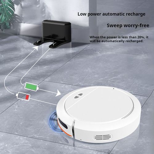 Intelligent robot vacuum cleaner automatic household sweeping suction mopping automatic charging with voice APP control