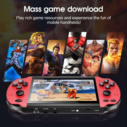 16GB Retro Handheld Games Player x 12 plus 10000games Portab 7 Inch e-book MP5 Video Game Consoles for PSP