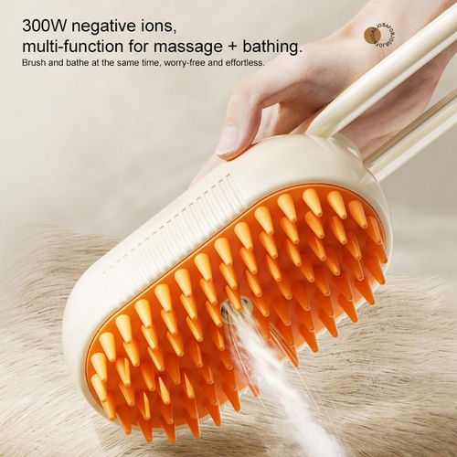 Water Steam Brush Pet Comb 3 in 1 Electric Spray Hair Brush for Cats and Dogs Massage Comb Bath Cat Grooming Shedding Comb
