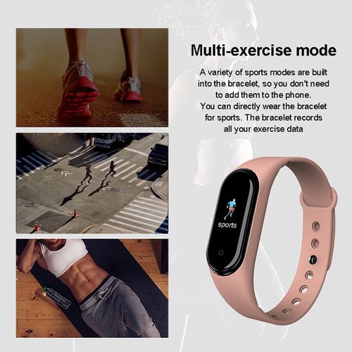 Heart rate health monitor fitness tracker smart bracelet waterproof smartwatch electronic bracelet