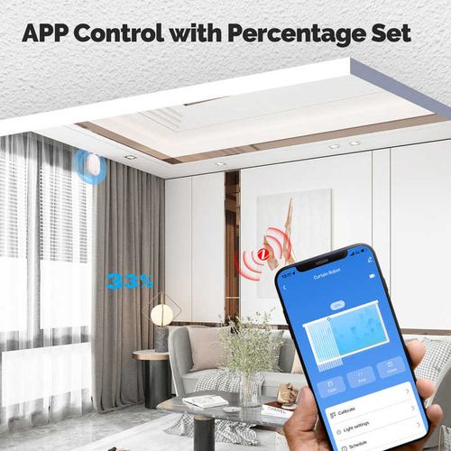 Smart Electric Curtains Robot Timer Auto Opener Shorter Light Sensor Application Remote Controller