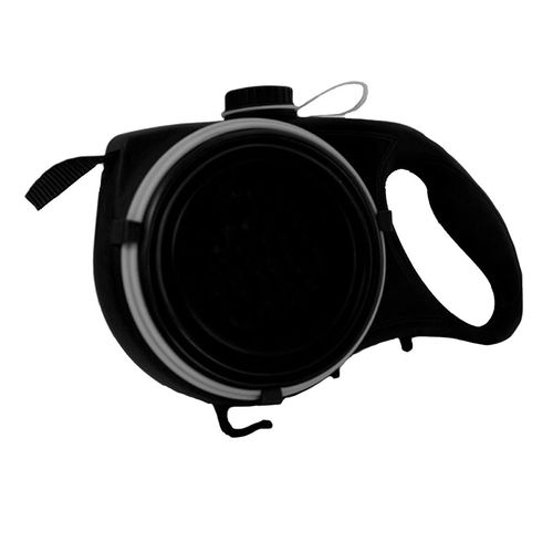 4-in-1 Durable Water Bottle Bowl Nylon Dog Leash with Poop Bag Dispenser, Extended Puppy Walking Run Leads