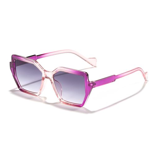 New irregular gradient frame outdoor sun shades personalized ins fashion street shooting trend glasses