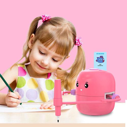 Children's Art Enlightenment Drawing Robot Early Childhood Education Painting Robot Intelligent Automatic Painting Toys