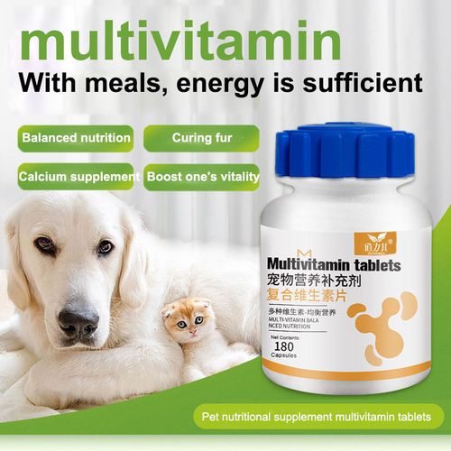 Healthy Extended Lifetime Multivitamins for Cats and Dogs Supplement Immune System Digestion Vitamin b