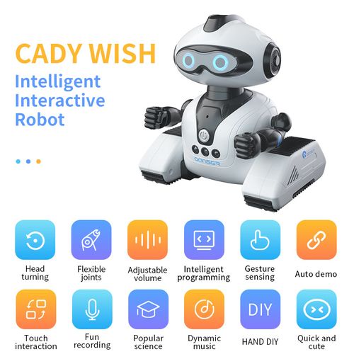 Intelligent Remote Control Electric Programming Robot Children's Early Learning Dancing DIY Toys Robot Models