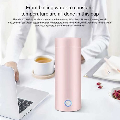 Intelligent thermostatic cup small portable electric heating water cup heat preservation all-in-one water kettle