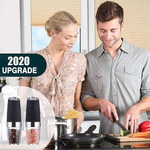 Electric Pepper Mill Pepper Sea Salt Powder Gravity Sensor Automatic Grinding Machine