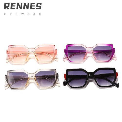New irregular gradient frame outdoor sun shades personalized ins fashion street shooting trend glasses