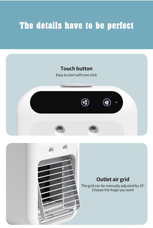Cooler humidifier household 2 and 1 USB mini small fan air conditioning fan portable cold fan