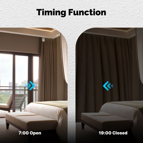 Smart Electric Curtains Robot Timer Auto Opener Shorter Light Sensor Application Remote Controller