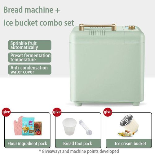 Automatic Multifunctional Bread Maker | Breakfast, Baking & Ice Cream in One