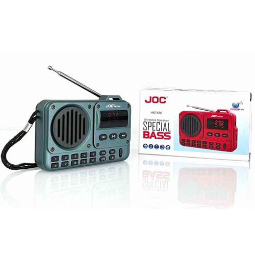 Radio Speaker Light Emitting Diode Display FM Radio Rechargeable FM Radio