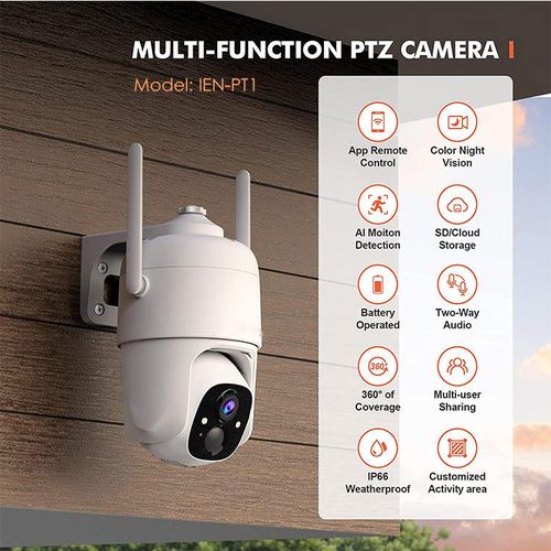 Outdoor solar surveillance camera 3 million dome full color night vision HD home wireless remote Wireless Remote Monitor
