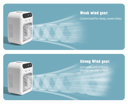 Cooler humidifier household 2 and 1 USB mini small fan air conditioning fan portable cold fan